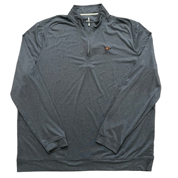 Johnnie-O Sweatshirt Mens 2XL Flex Prep-Formance 1/4 Zip Pullover Stretch Blue - Picture 1 of 6